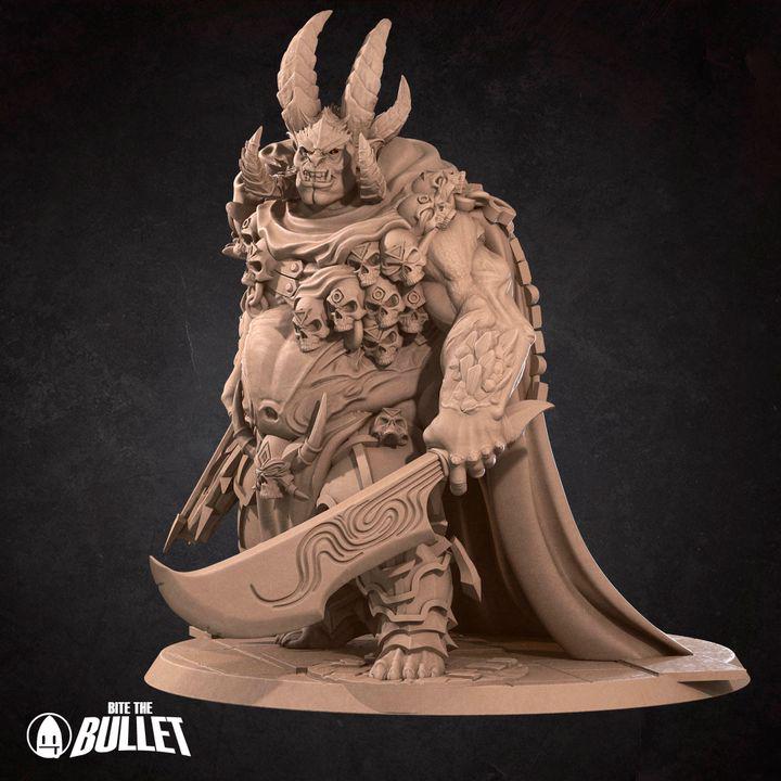 Orthon - 32mm, 35mm Scale - Unpainted Miniature for DnD, Pathfinder, Tabletop RPGs - Bite the Bullet