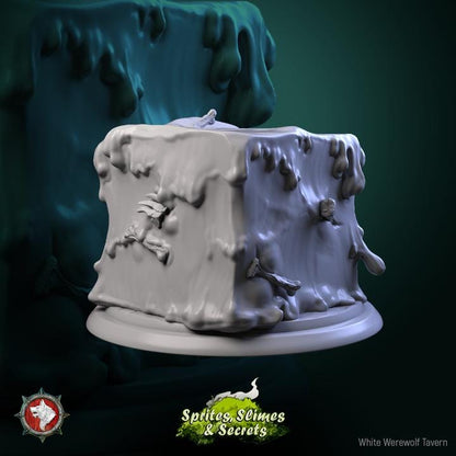 Jelly Set - 32mm Scale - Unpainted Miniature for DnD, Pathfinder, Tabletop RPGs - White Werewolf Tavern