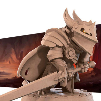 Kobold Paladin - 32mm, 35mm Scale - Unpainted Miniature for DnD, Pathfinder, Tabletop RPGs - Bite the Bullet