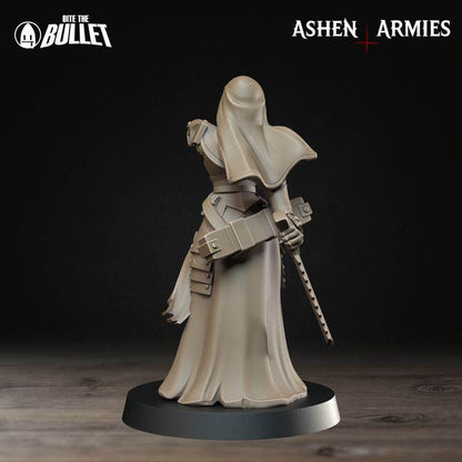 Remedios, Combat Medic - Bullet Crusade Pinup - 32mm, 35mm Scale - Unpainted Miniature for DnD, Pathfinder, Tabletop RPGs - Bite the Bullet