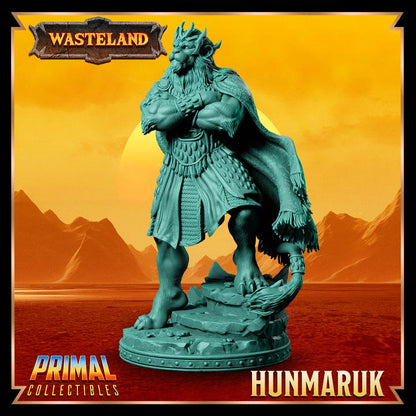 Sorcerer King, Hunmaruk - 28mm, 32mm, 75mm Scale - Unpainted Miniature for DnD, Pathfinder, Tabletop RPGs &d Dioramas - Primal Collectibles