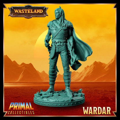 Elf Ranger, Wardar - 28mm, 32mm, 75mm Scale - Unpainted Miniature for DnD, Pathfinder, Tabletop RPGs &d Dioramas - Primal Collectibles