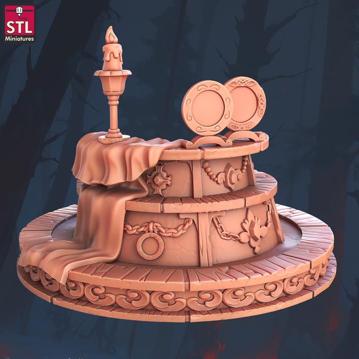 Jewel Crafters - Townsfolk NPCs - 32mm Scale - Unpainted Miniature for DnD, Pathfinder, Tabletop RPGs - STL Miniatures