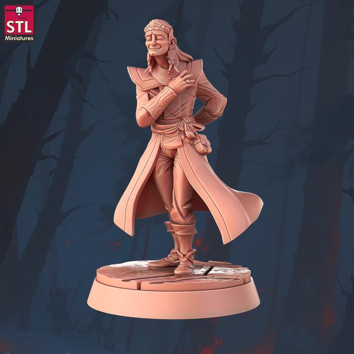 Jewel Crafters - Townsfolk NPCs - 32mm Scale - Unpainted Miniature for DnD, Pathfinder, Tabletop RPGs - STL Miniatures