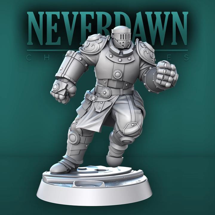 Luminaries Set - Neverdawn Chronicles - 32mm Scale - Unpainted Miniature for DnD, Pathfinder, Tabletop RPGs