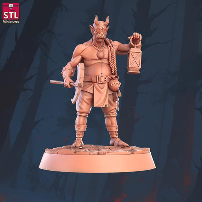 Grave Robber Set - Townsfolk NPCs - 32mm Scale - Unpainted Miniature for DnD, Pathfinder, Tabletop RPGs - STL Miniatures