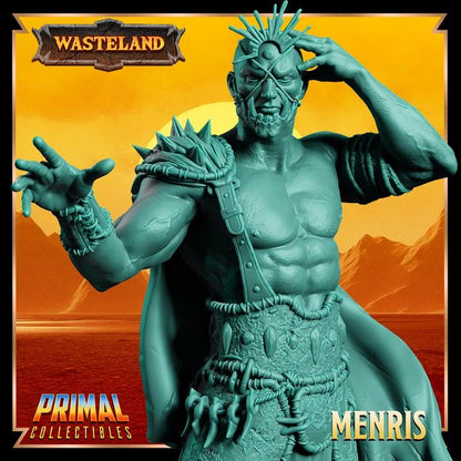 Psionist, Menris - 28mm, 32mm, 75mm Scale - Unpainted Miniature for DnD, Pathfinder, Tabletop RPGs &d Dioramas - Primal Collectibles