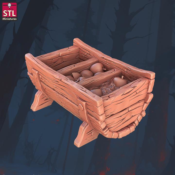 Halfling Farm Set - Townsfolk NPCs - 32mm Scale - Unpainted Miniature for DnD, Pathfinder, Tabletop RPGs - STL Miniatures