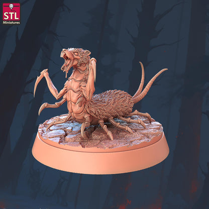 Amplipedes, Bug Monsters - 32mm Scale - Unpainted Miniature for DnD, Pathfinder, Tabletop RPGs - STL Miniatures