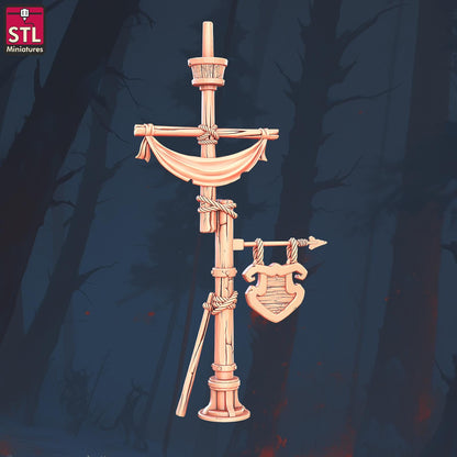 Pirate Harbor Set - Townsfolk NPCs - 32mm Scale - Unpainted Miniature for DnD, Pathfinder, Tabletop RPGs - STL Miniatures