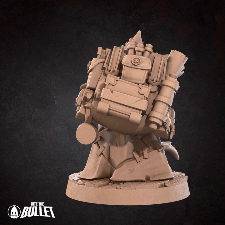 Kobold Witch - 32mm, 35mm Scale - Unpainted Miniature for DnD, Pathfinder, Tabletop RPGs - Bite the Bullet