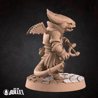 Kobold Marauder - 32mm, 35mm Scale - Unpainted Miniature for DnD, Pathfinder, Tabletop RPGs - Bite the Bullet