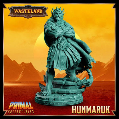 Sorcerer King, Hunmaruk - 28mm, 32mm, 75mm Scale - Unpainted Miniature for DnD, Pathfinder, Tabletop RPGs &d Dioramas - Primal Collectibles