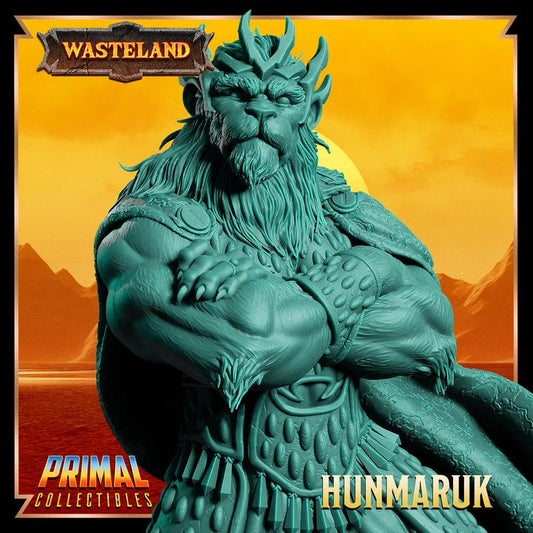 Sorcerer King, Hunmaruk - 28mm, 32mm, 75mm Scale - Unpainted Miniature for DnD, Pathfinder, Tabletop RPGs &d Dioramas - Primal Collectibles