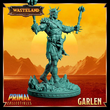 Psionist, Garlen - 28mm, 32mm, 75mm Scale - Unpainted Miniature for DnD, Pathfinder, Tabletop RPGs, and Dioramas - Primal Collectibles