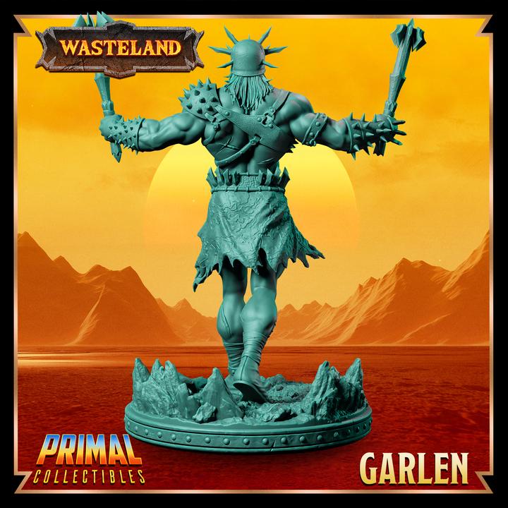 Psionist, Garlen - 28mm, 32mm, 75mm Scale - Unpainted Miniature for DnD, Pathfinder, Tabletop RPGs, and Dioramas - Primal Collectibles