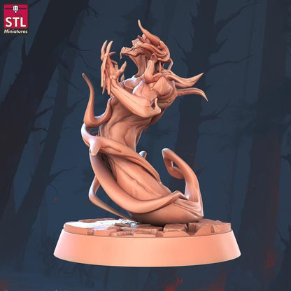 Tortured Souls, Ghost Miniatures - 32mm Scale - Unpainted Miniature for DnD, Pathfinder, Tabletop RPGs - STL Miniatures