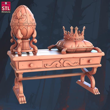 Jewel Crafters - Townsfolk NPCs - 32mm Scale - Unpainted Miniature for DnD, Pathfinder, Tabletop RPGs - STL Miniatures