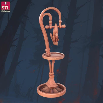 Staff Crafters - Townsfolk NPCs - 32mm Scale - Unpainted Miniature for DnD, Pathfinder, Tabletop RPGs - STL Miniatures