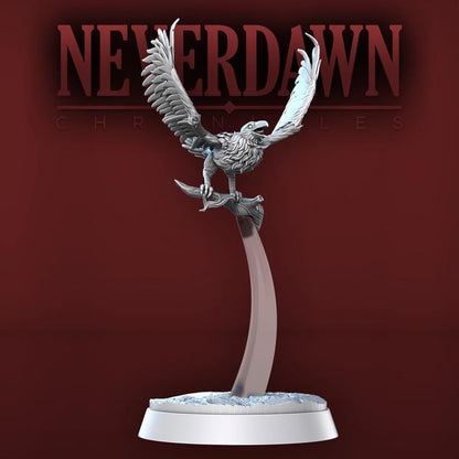Shadow Crows, Shadowstalker Set, Neverdawn Chronicles - 32mm Scale - Unpainted Miniature for DnD, Pathfinder, Tabletop RPGs - STL Miniatures