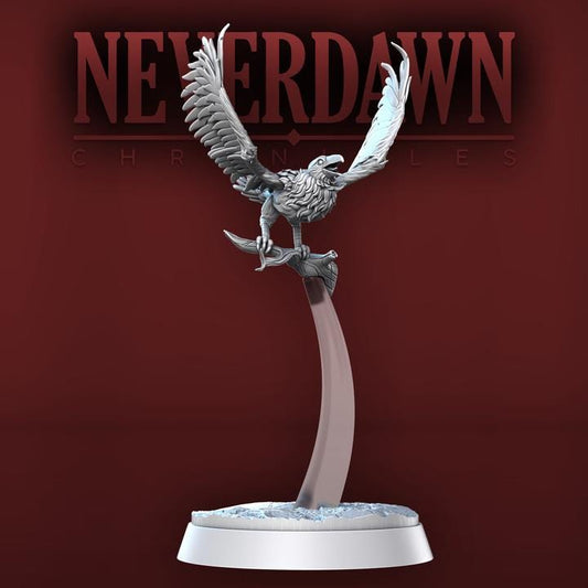 Shadow Crows, Shadowstalker Set, Neverdawn Chronicles - 32mm Scale - Unpainted Miniature for DnD, Pathfinder, Tabletop RPGs - STL Miniatures