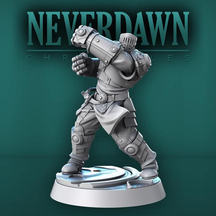 Luminaries Set - Neverdawn Chronicles - 32mm Scale - Unpainted Miniature for DnD, Pathfinder, Tabletop RPGs