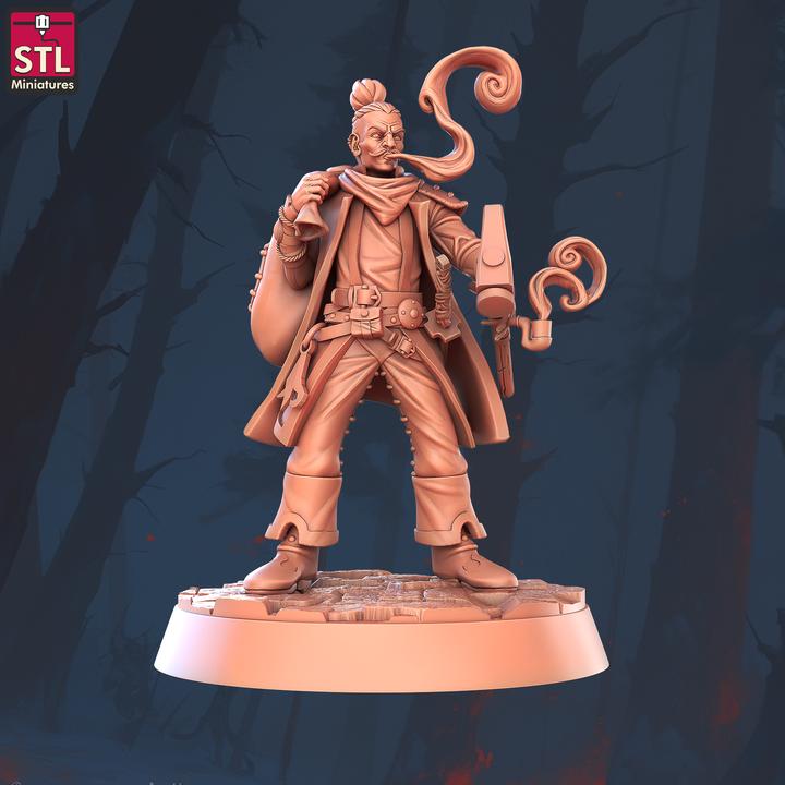 Grave Robber Set - Townsfolk NPCs - 32mm Scale - Unpainted Miniature for DnD, Pathfinder, Tabletop RPGs - STL Miniatures