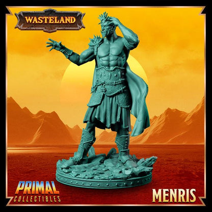 Psionist, Menris - 28mm, 32mm, 75mm Scale - Unpainted Miniature for DnD, Pathfinder, Tabletop RPGs &d Dioramas - Primal Collectibles