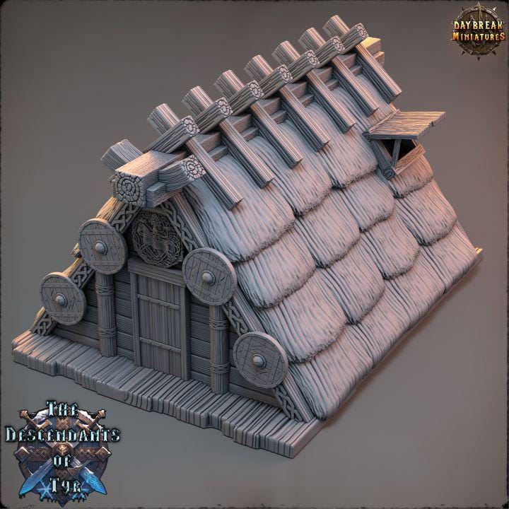 Tyr's Sanctum, Descendants of Tyr Set - 32mm Scale - Unpainted Miniature for DnD, Pathfinder, Tabletop RPGs - Daybreak Miniatures