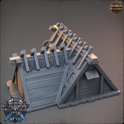 Master Edric's Laboratory, Descendants of Tyr Set - 32mm Scale Unpainted Miniature for DnD, Pathfinder, Tabletop RPGs - Daybreak Miniatures