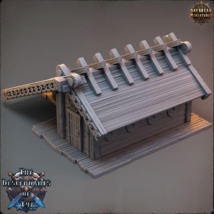 Garrick's Workshop, Descendants of Tyr Set - 32mm Scale Unpainted Miniature for DnD, Pathfinder, Tabletop RPGs - Daybreak Miniatures