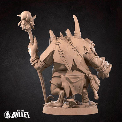 Slaad Adventurer - 32mm, 35mm Scale - Unpainted Miniature for DnD, Pathfinder, Tabletop RPGs - Bite the Bullet