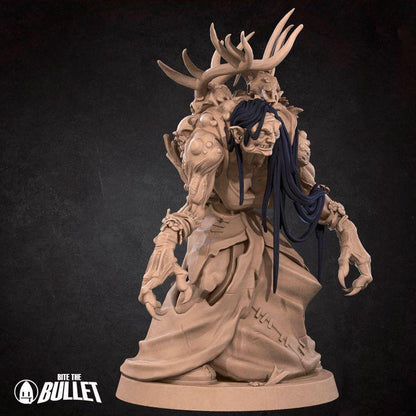 Annis Hag - 32mm, 35mm Scale - Unpainted Miniature for DnD, Pathfinder, Tabletop RPGs - Bite the Bullet