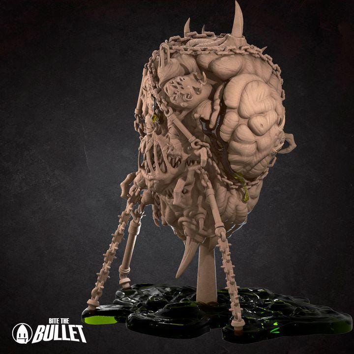 Sibriex - 32mm, 35mm Scale - Unpainted Miniature for DnD, Pathfinder, Tabletop RPGs - Bite the Bullet