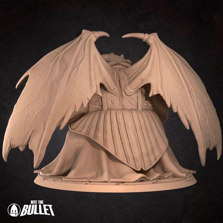 Paeliryon - 32mm, 35mm Scale - Unpainted Miniature for DnD, Pathfinder, Tabletop RPGs - Bite the Bullet