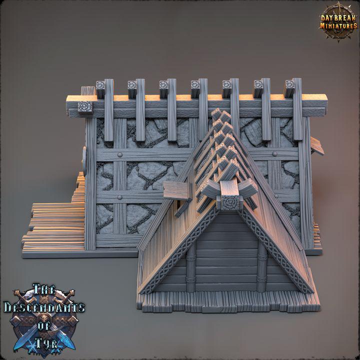 Master Edric's Laboratory, Descendants of Tyr Set - 32mm Scale Unpainted Miniature for DnD, Pathfinder, Tabletop RPGs - Daybreak Miniatures