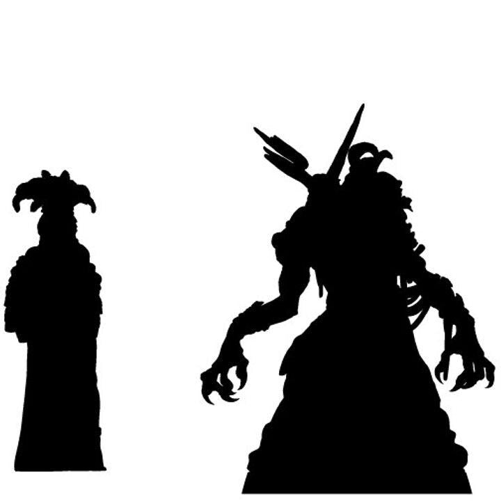 Annis Hag - 32mm, 35mm Scale - Unpainted Miniature for DnD, Pathfinder, Tabletop RPGs - Bite the Bullet