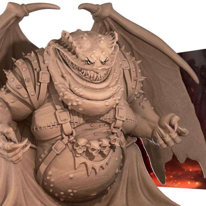 Paeliryon - 32mm, 35mm Scale - Unpainted Miniature for DnD, Pathfinder, Tabletop RPGs - Bite the Bullet