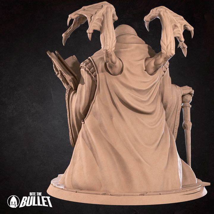 Amnizu - 32mm, 35mm Scale - Unpainted Miniature for DnD, Pathfinder, Tabletop RPGs - Bite the Bullet