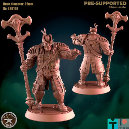 Human Caster Sailor - Port Town Humans - 32mm Scale - Unpainted Miniature for DnD, Pathfinder, Tabletop RPGs - My3dPrintForge