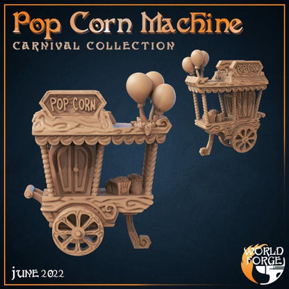 Carnival Food Machines - Mirthlight Carnival Collection - 32mm Scale - Unpainted Miniature for DnD, Pathfinder, Tabletop RPGs, and Dioramas
