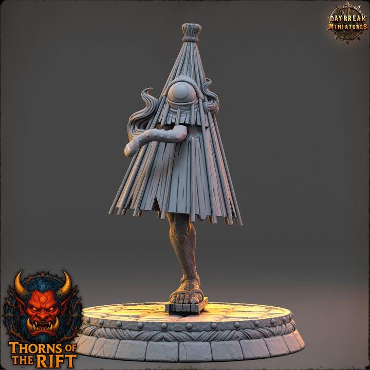 Tenkasai, Yokai, Mimic - Thorns of the Rift - 32mm Scale - Unpainted Miniature for DnD, Pathfinder, Tabletop RPGs - Daybreak Miniatures