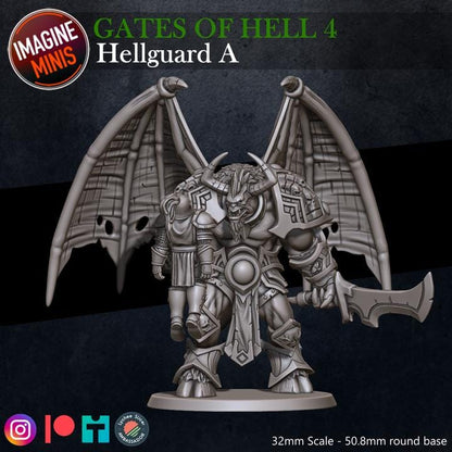 Winged Hell Guard, A - Unpainted Miniature