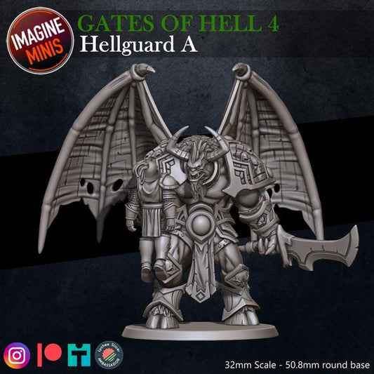 Winged Hell Guard, A - Unpainted Miniature