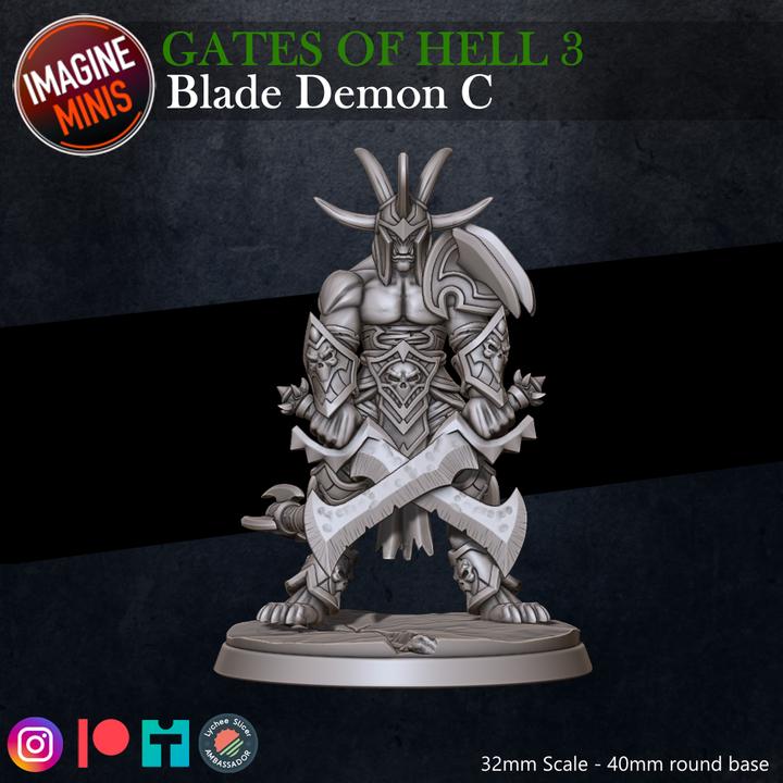 Blade Demon, C - Unpainted Miniature