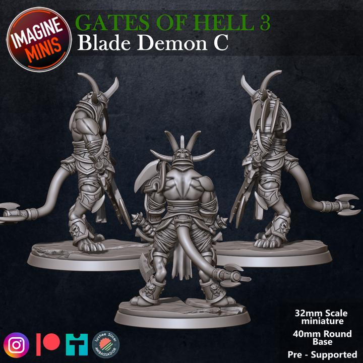 Blade Demon, C - Unpainted Miniature