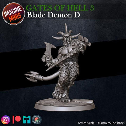Blade Demon, D - Unpainted Miniature