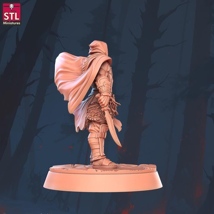 The Warden - 32mm Scale - Unpainted Miniature