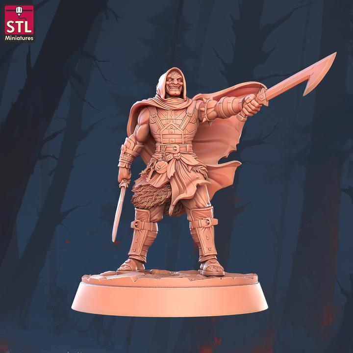 The Warden - 32mm Scale - Unpainted Miniature