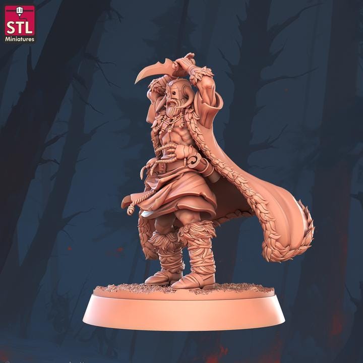 Balken Summoner - 32mm Scale - Unpainted Miniature